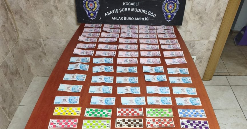 Kumar oynayan 6 kişiye 69 bin 624 lira ceza