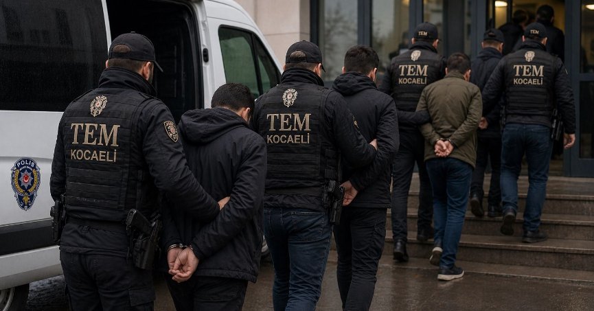 Kocaeli’de FETÖ operasyonu: 10 gözaltı