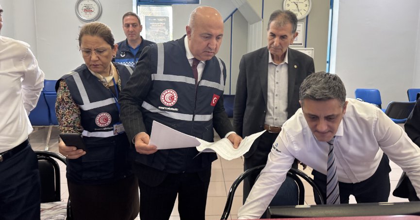 Bayram öncesi otogarda denetim