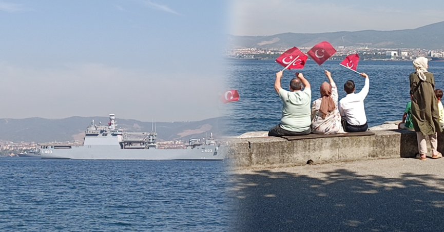 Mavi Vatan’da gemiler geçişini sürdürüyor, sıra uçak gösterilerinde