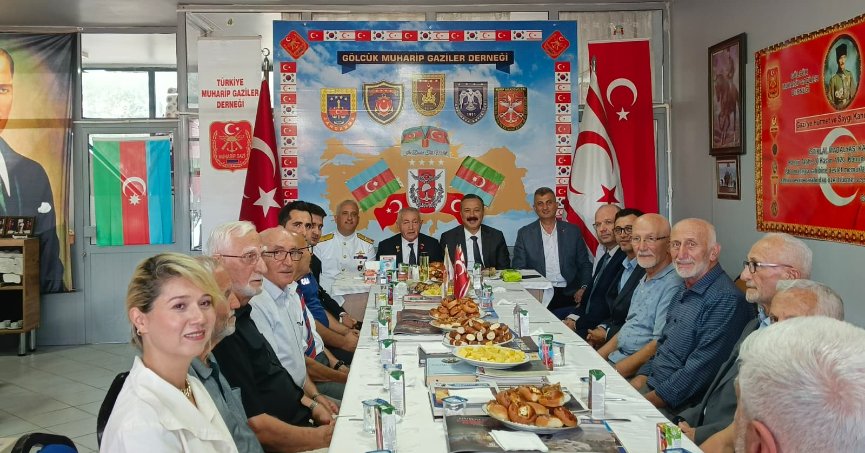 Protokolden gazilere  30 Ağustos ziyareti