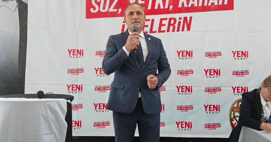 YENİ Parti’de Uzuner, seçilmiş başkan