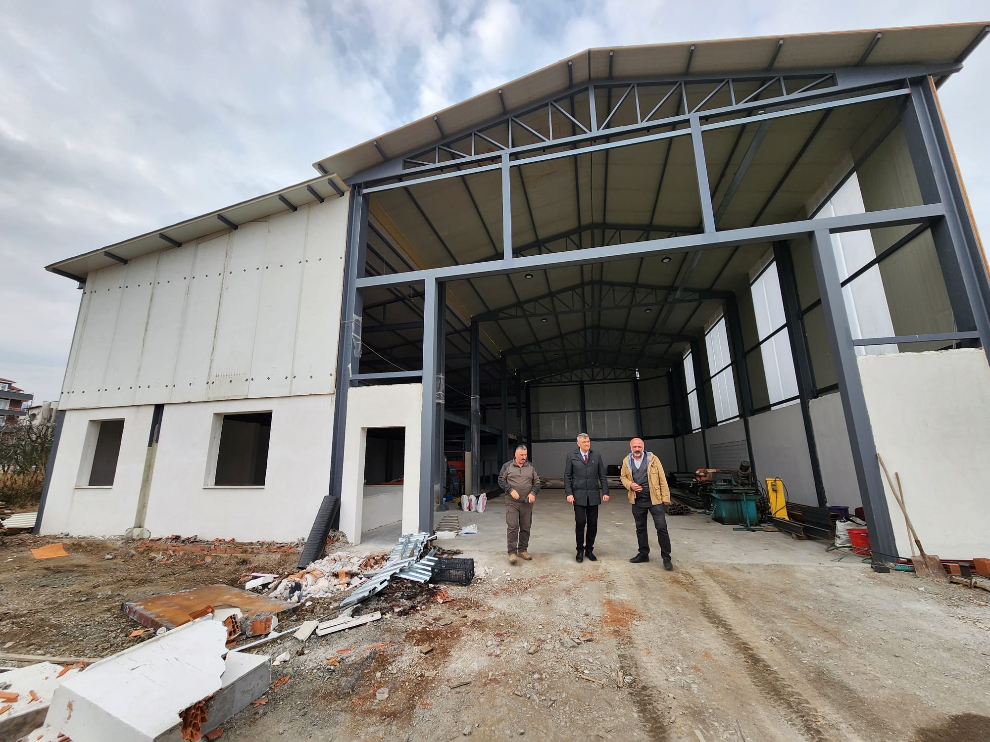 Eski mezbaha binası yeni görevine başladı