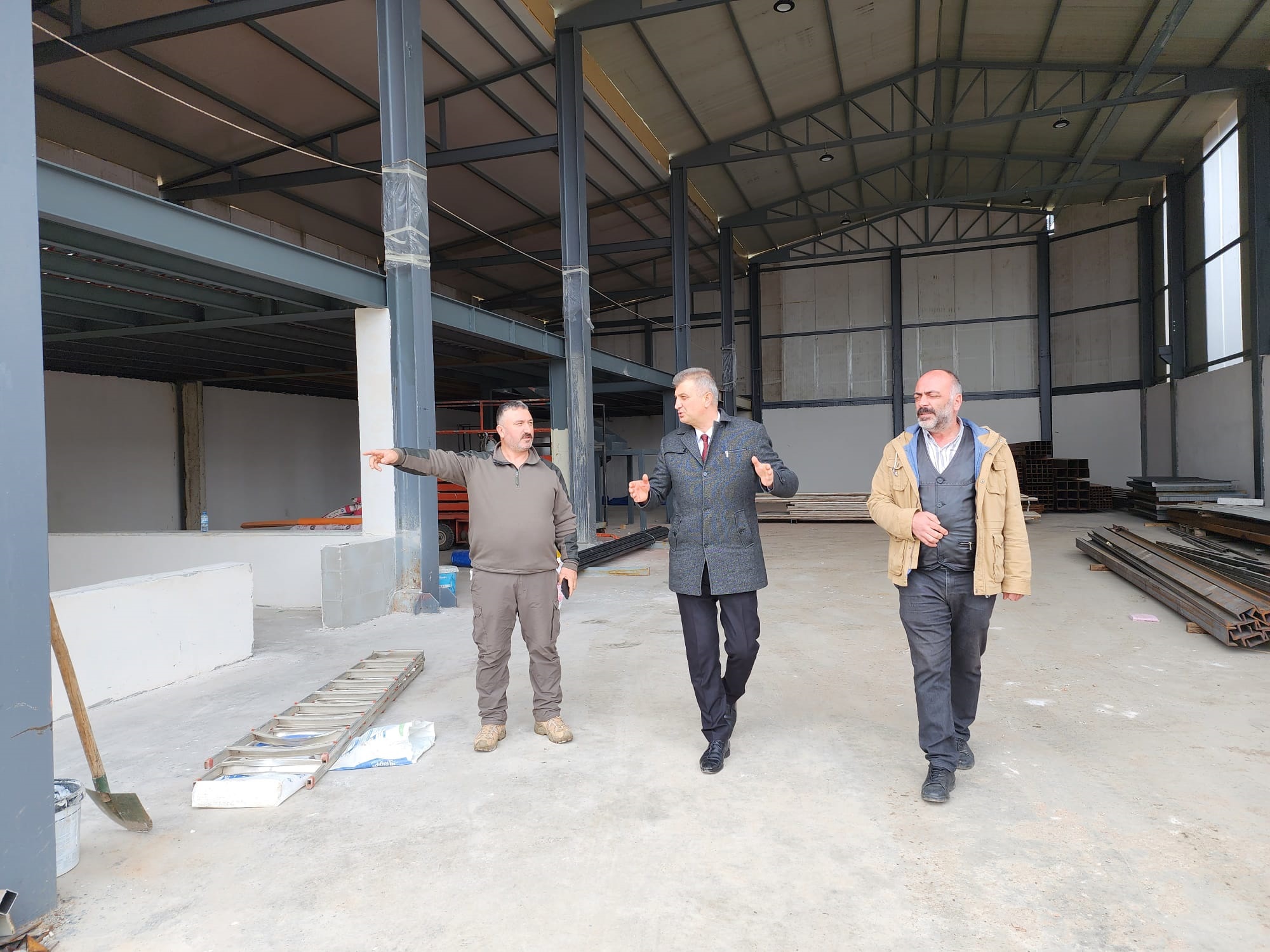 Eski mezbaha binası yeni görevine başladı