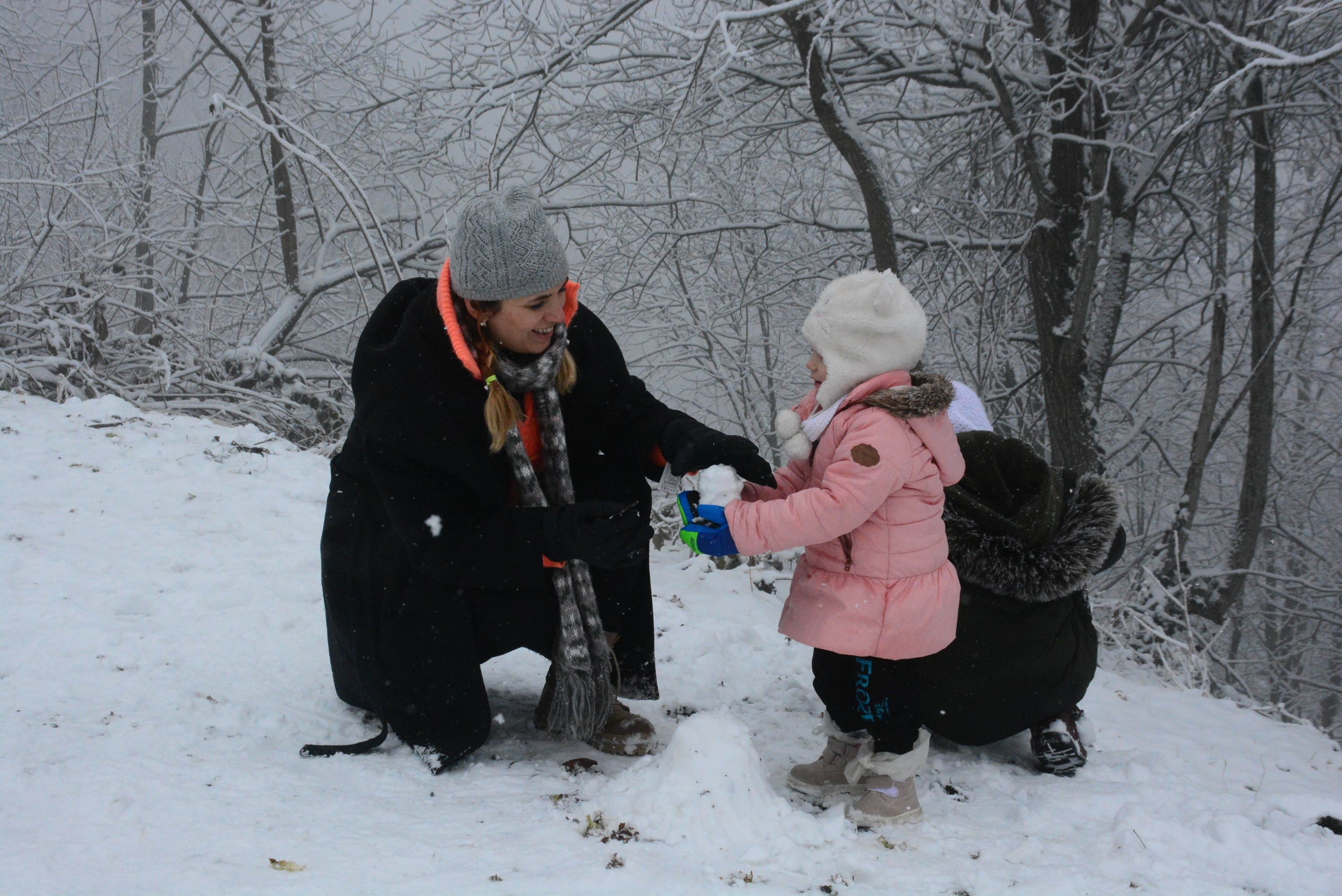 Beklenen kar gelince soluğu Kartepe’de aldılar